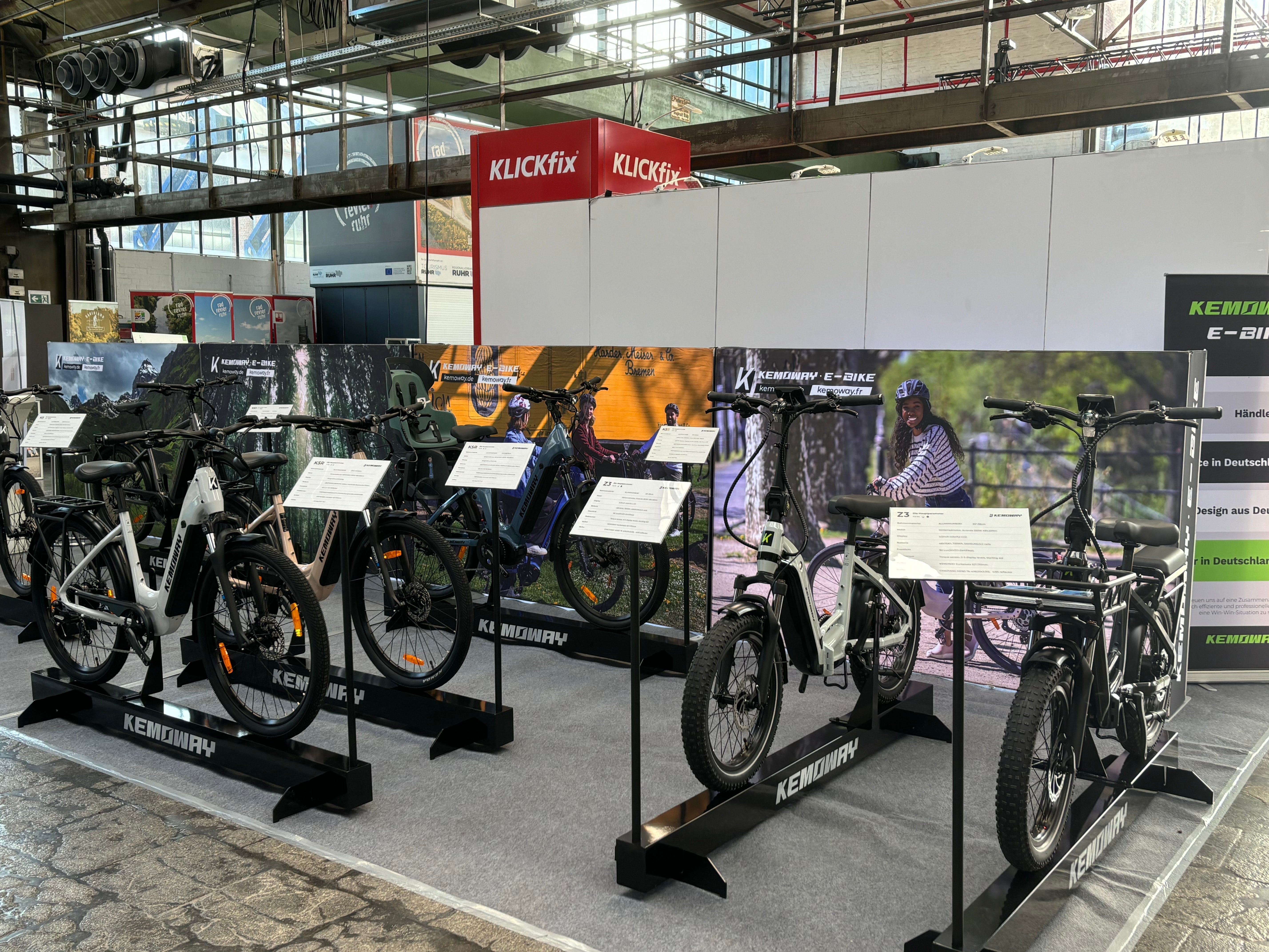 Kemoway E-Bike auf der Messe Düsseldorf 2026