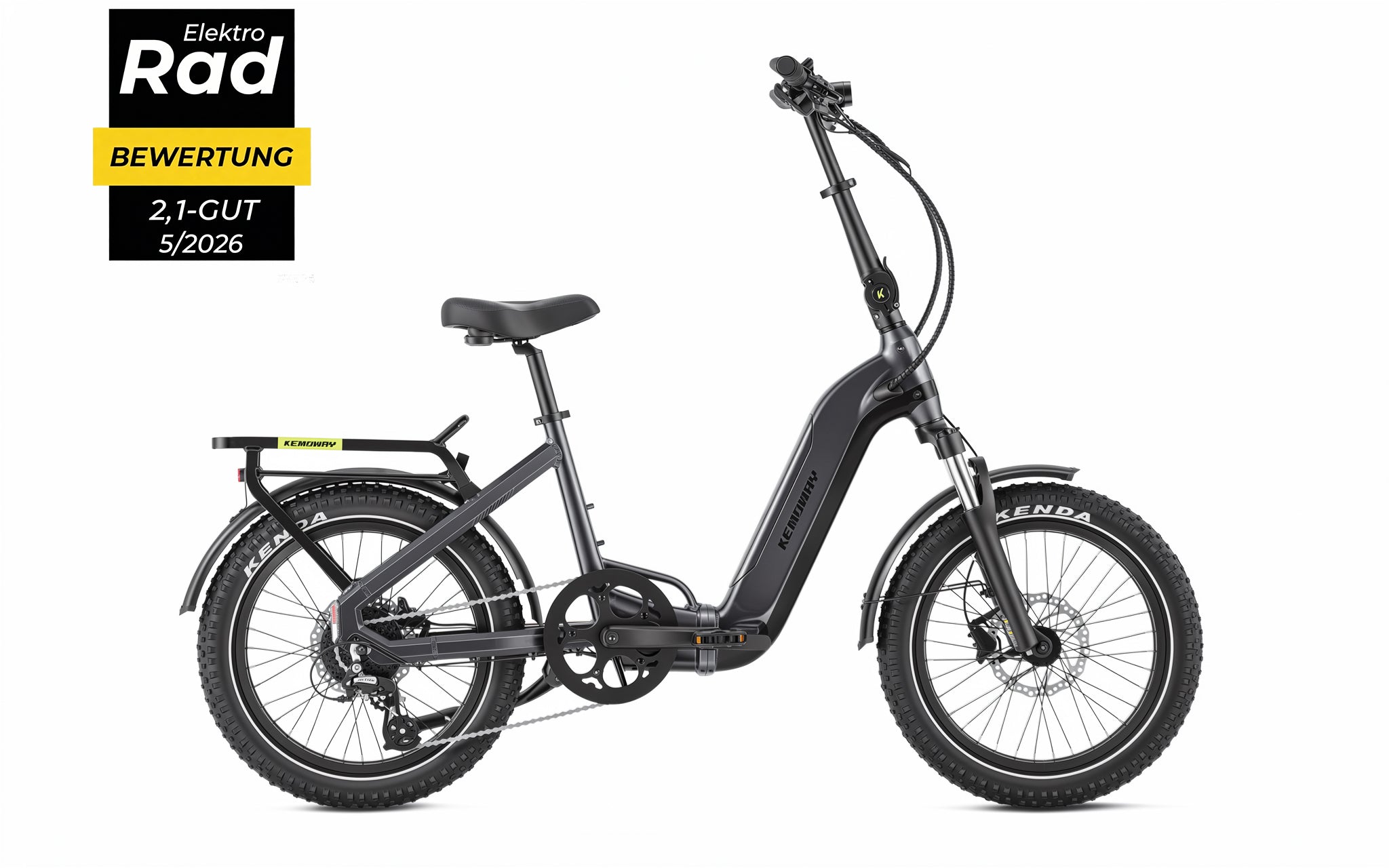 Kemoway Z3 folding electric bike in black with Samsung battery