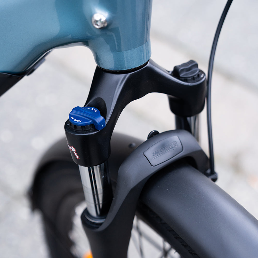 kemoway k5 ebike mit SR SUNTOUR Federgabel