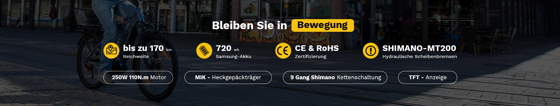 kemoway K6S E-Bike Parameter