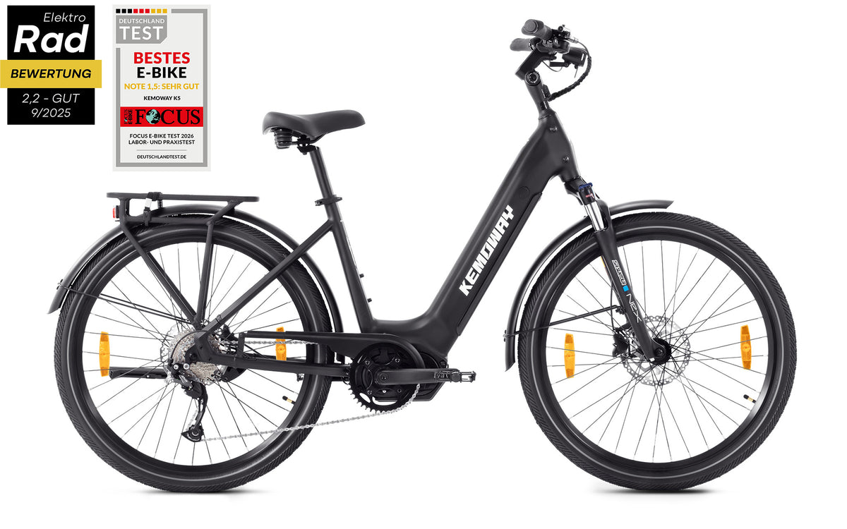 Kemoway E-Bike K5 Schwarz